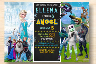 design for you birthday party invitation cards