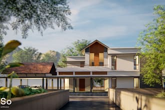 do architecture drawings and realistic  renderings