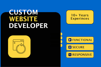 be your website developer