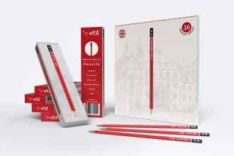 design a product package, label or box