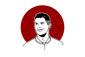 draw a minimalist avatar cartoon portrait from your photos