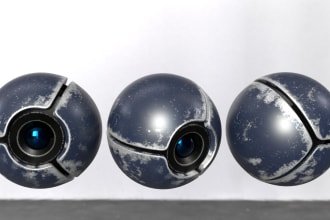 do 3d product design, 3d print model, and 3d animation