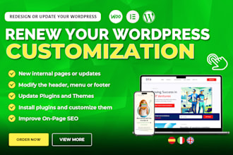 customize and improve your wordpress website