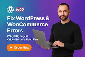 fix wordpress, woocommerce bugs, critical errors, CSS and PHP issues fast