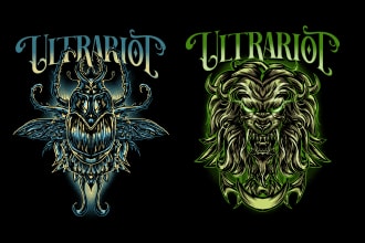 draw tshirt design artwork for band and brand