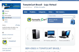 create a facebook application of your web site