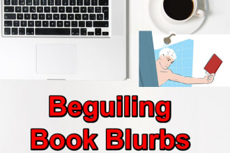write or rewrite your book blurb to hook more readers