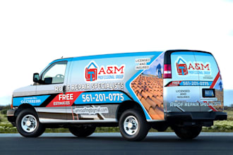 design professional truck and van wrap for you