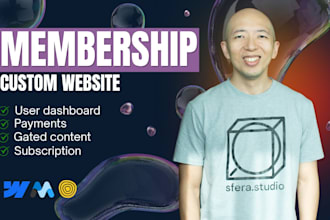 build a membership or subscription website