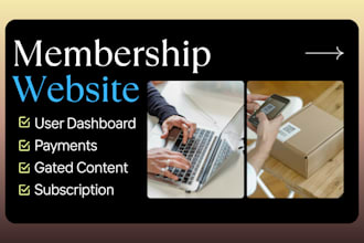 build a membership or subscription website