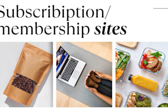 build a membership or subscription website