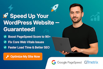 optimize wordpress speed and fix core web vitals for higher google ranking
