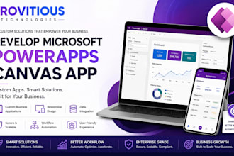 develop microsoft powerapps canvas app as per requirement