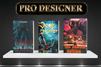 design a bestselling amazon book cover, ebook and paperback cover design in 5hrs