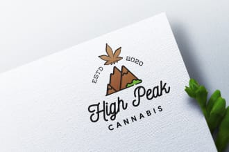 do modern minimalist logo design, complete brand identity guidelines