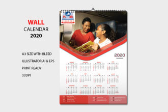 do wall calendar or desk calendar design for your