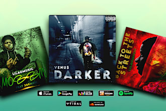 design unique album, single or cartoon cover art