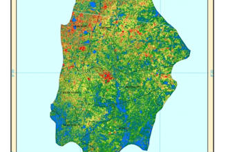 design land use map and land cover map for your project