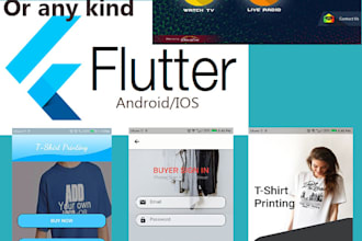 develop android,ios app using flutter