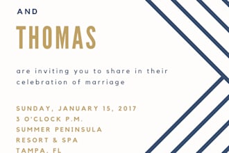 design a custom invitation