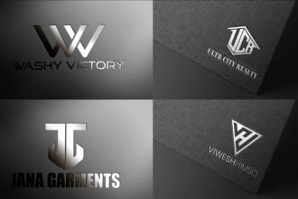 design beautiful modern versatile initial letters logo