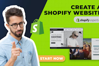 build a shopify website development for retail brands or dropshipping store