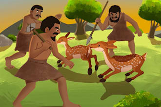 illustrate and create layout for educative children book