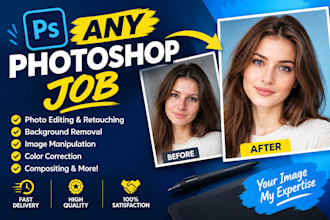 do any photoshop job