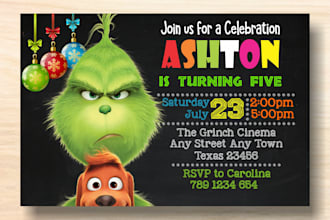 design for you birthday party invitation cards