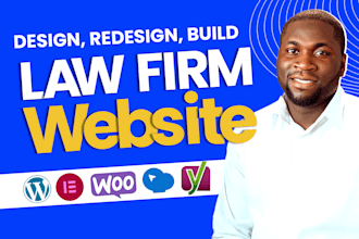 build a professional law firm website or an insurance wordpress website