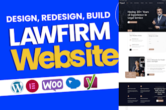 build a professional wordpress law firm website for attorneys or firms