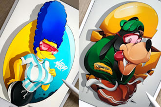 design custom character and mascot design