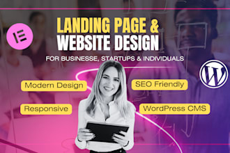design and redesign elementor website or wordpress website