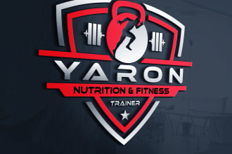 do sports fitness logo design, monogram icon design