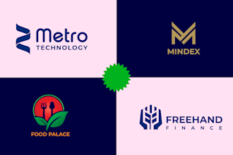 do modern minimalist logo design for your business