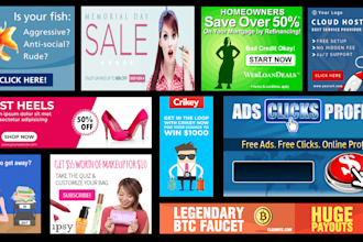 create a customized animated GIF banner ads for your website