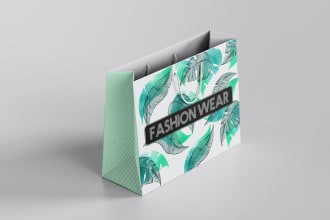 create shopping bag graphics
