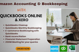 do amazon accounting and bookkeeping with quickbooks and xero