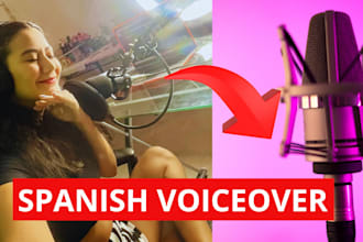 record a neutral spanish voiceover