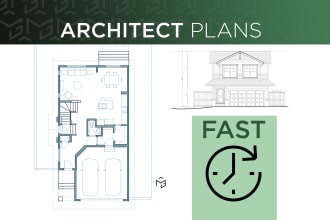 draw fast architectural autocad floor plans and elevations