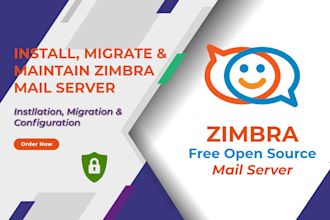 install, migrate and maintain zimbra mail server
