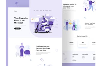 design and develop your website and landing pages