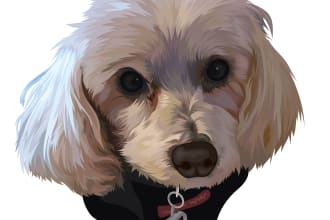 draw amazing pet portrait