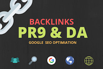 create your high pr9 or high da dofollow backlinks