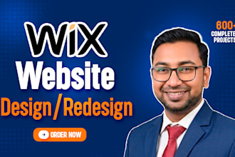 design or redesign a professional wix website