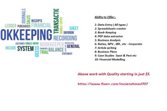create excel spreadsheets formatting data analysis and finance