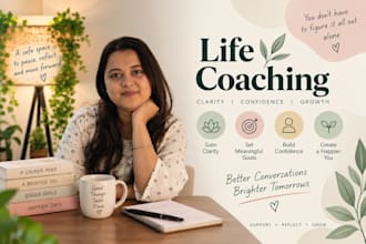 provide life coaching for clarity and confidence