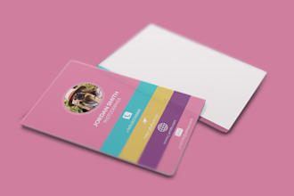 design elegant, modern business card