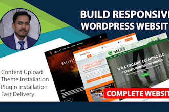 build responsive wordpress website