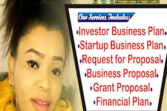 write an investors ready business plan and proposal
